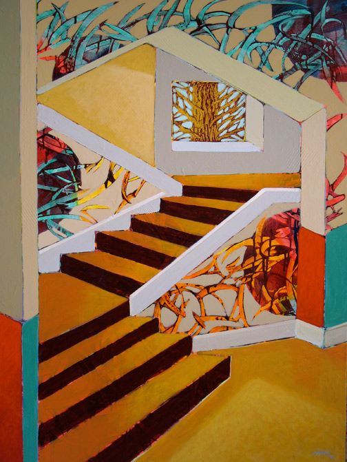Minas Konsolas painting: Dream City Interior (Variation 4)