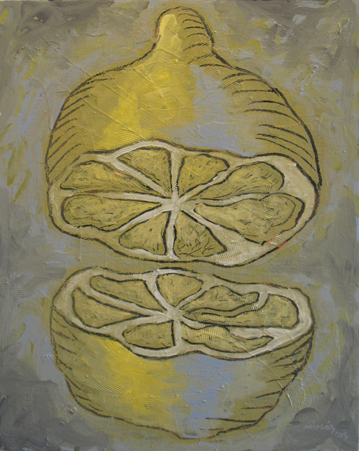 Minas Konsolas painting: Slice (Variation 2) 