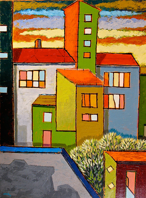 Minas Konsolas painting: Sonnet City 4