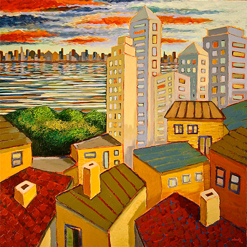 Minas Konsolas painting: Sonnet City 6