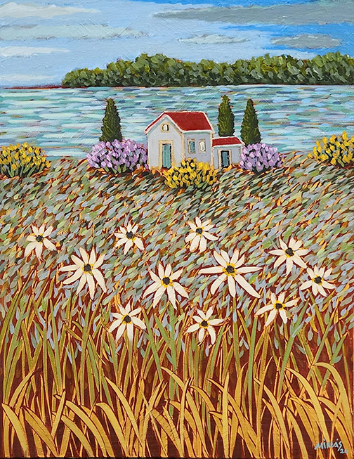 Minas Konsolas Painting: Among The Shrubs
