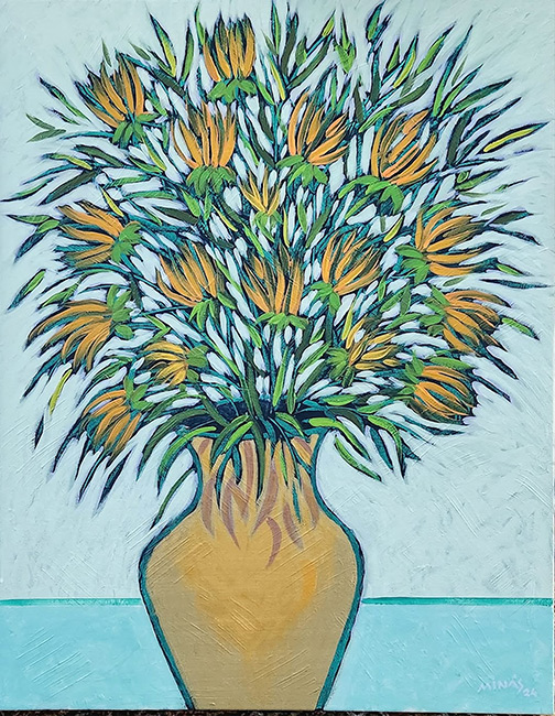 Minas Konsolas painting: Happy Day  